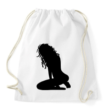 PRINTFASHION sexy woman. - Sportzsák, Tornazsák - Fehér tornazsák