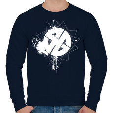 PRINTFASHION sgb1wh.png - Férfi pulóver - Sötétkék