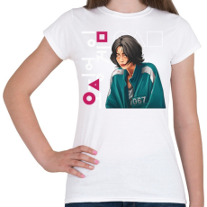 PRINTFASHION Sguid game - nyerd meg az életed 07 - Női póló - Fehér