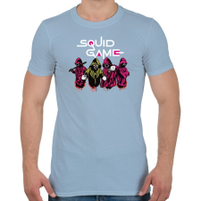 PRINTFASHION Sguid game - Nyerd meg az életed N9 - Férfi póló - Világoskék férfi póló
