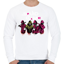 PRINTFASHION Sguid game - Nyerd meg az életed N9 - Férfi pulóver - Fehér férfi pulóver, kardigán