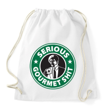 PRINTFASHION Sh*tbucks - Sportzsák, Tornazsák - Fehér tornazsák