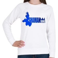 PRINTFASHION Shaman king - Női pulóver - Fehér női pulóver, kardigán