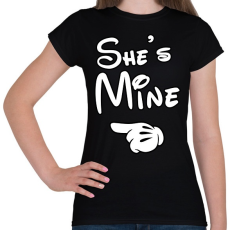 PRINTFASHION She is mine - Női póló - Fekete