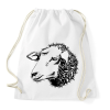 PRINTFASHION Sheep drawing - Sportzsák, Tornazsák - Fehér