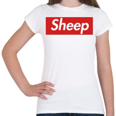 PRINTFASHION Sheep - Női póló - Fehér