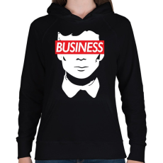 PRINTFASHION Shelby Business - Női kapucnis pulóver - Fekete