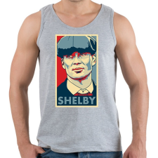 PRINTFASHION Shelby - Férfi atléta - Sport szürke atléta, trikó