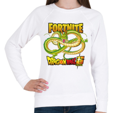 PRINTFASHION Shenron Glider - Fortnite game - Női pulóver - Fehér