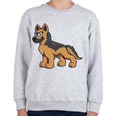 PRINTFASHION Shepherd - Gyerek pulóver - Sport szürke