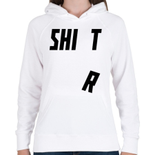 PRINTFASHION SHI T - Női kapucnis pulóver - Fehér női pulóver, kardigán