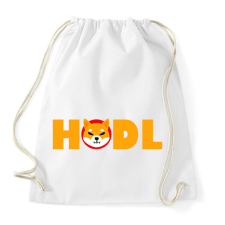 PRINTFASHION Shiba hodl - Sportzsák, Tornazsák - Fehér tornazsák