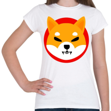 PRINTFASHION Shibacoin - Női póló - Fehér