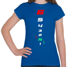PRINTFASHION Shifter - Női póló - Királykék