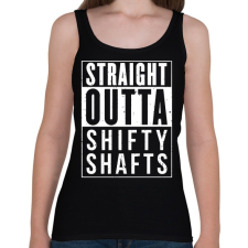 PRINTFASHION SHIFTY SHAFTS - Női atléta - Fekete női trikó