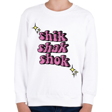PRINTFASHION Shik Shak Shok - Gyerek pulóver - Fehér