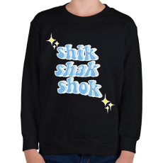 PRINTFASHION Shik Shak Shok - Gyerek pulóver - Fekete