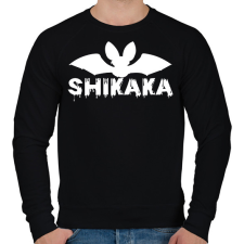 PRINTFASHION Shikaka - Férfi pulóver - Fekete férfi pulóver, kardigán