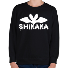 PRINTFASHION Shikaka - Gyerek pulóver - Fekete