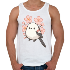 PRINTFASHION Shima Enaga - Férfi atléta - Fehér női trikó