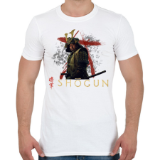 PRINTFASHION Shogun - Férfi póló - Fehér férfi póló
