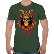 PRINTFASHION Shogun - Férfi póló - Katonazöld férfi póló