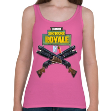 PRINTFASHION Shotguns Fortnite  - Női atléta - Rózsaszín női trikó