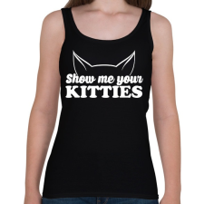 PRINTFASHION Show me - Női atléta - Fekete női trikó