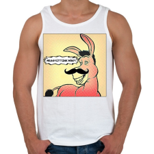PRINTFASHION Shrek - szamár - Férfi atléta - Fehér atléta, trikó