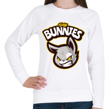 PRINTFASHION Sick Bunnies - Női pulóver - Fehér női pulóver, kardigán