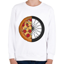 PRINTFASHION Sick riders crew - Gyerek pulóver - Fehér gyerek pulóver, kardigán