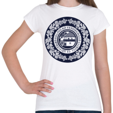 PRINTFASHION siklód  kő panzió - Női póló - Fehér