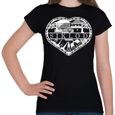 PRINTFASHION siklód sziv - Női póló - Fekete