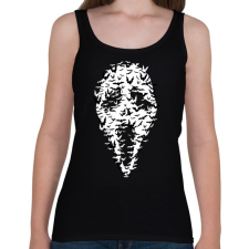 PRINTFASHION Sikoly denevérek - Női atléta - Fekete női trikó