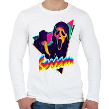 PRINTFASHION Sikoly - Férfi hosszú ujjú póló - Fehér férfi póló