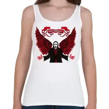 PRINTFASHION Sikoly - Gerappa - Női atléta - Fehér női trikó