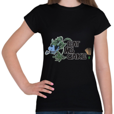 PRINTFASHION sims.cowplant - Női póló - Fekete