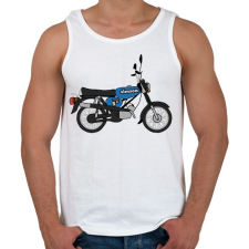 PRINTFASHION Simson  - Férfi atléta - Fehér atléta, trikó