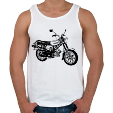 PRINTFASHION simson - Férfi atléta - Fehér atléta, trikó