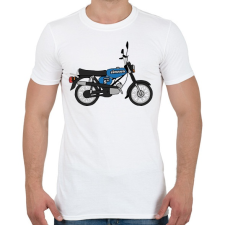 PRINTFASHION Simson  - Férfi póló - Fehér férfi póló