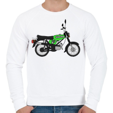 PRINTFASHION Simson  - Férfi pulóver - Fehér férfi pulóver, kardigán