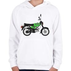 PRINTFASHION Simson  - Gyerek kapucnis pulóver - Fehér