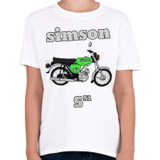 PRINTFASHION Simson  - Gyerek póló - Fehér gyerek póló