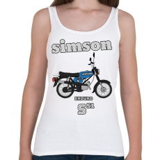 PRINTFASHION Simson  - Női atléta - Fehér
