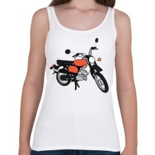 PRINTFASHION simson - Női atléta - Fehér női trikó