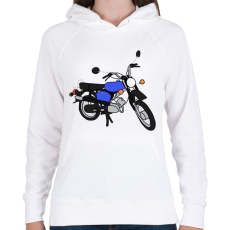 PRINTFASHION simson - Női kapucnis pulóver - Fehér