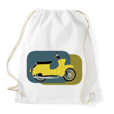 PRINTFASHION simson schwalbe2 - Sportzsák, Tornazsák - Fehér tornazsák
