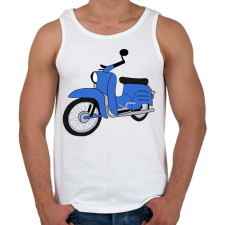 PRINTFASHION Simson schwalbe  - Férfi atléta - Fehér atléta, trikó