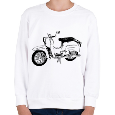 PRINTFASHION simson schwalbe - Gyerek pulóver - Fehér