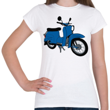 PRINTFASHION Simson Schwalbe - Női póló - Fehér női póló
